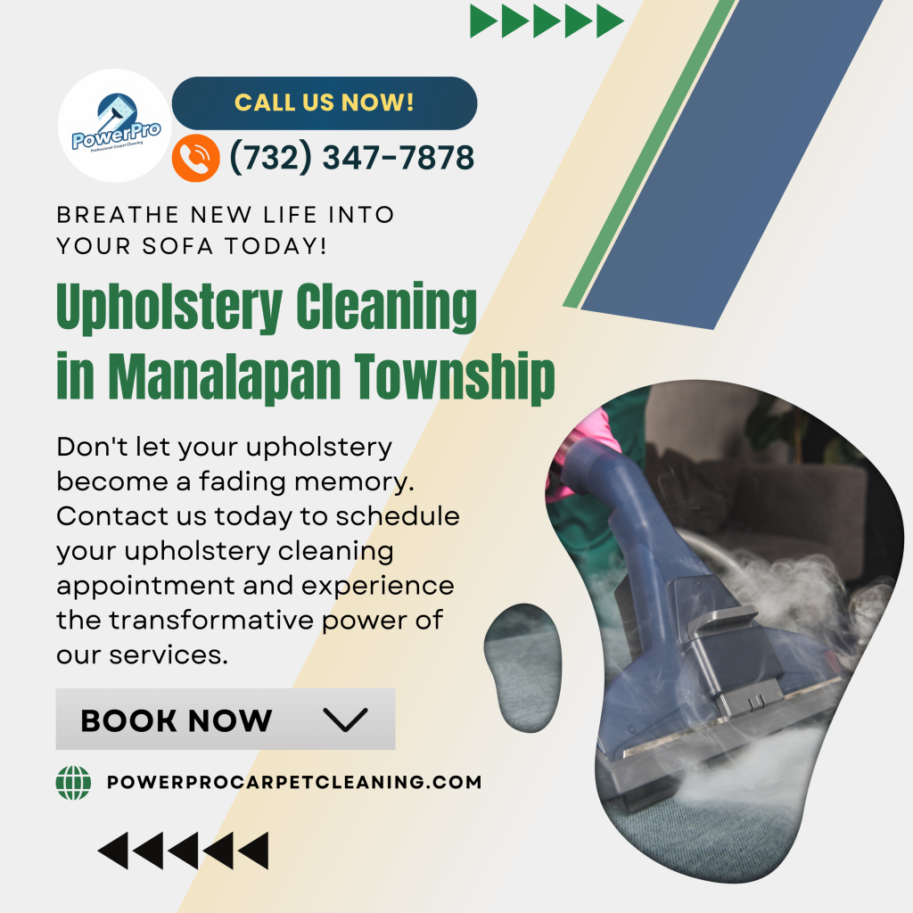 Upholstery Cleaning Manalapan Township